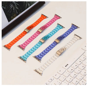 Resin Apple Watch Bands - 16 color options 38mm - 49mm Axios Bands