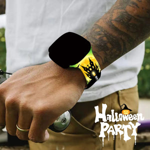 Halloween Printed Silicone Apple Watch Band - 5 Color Options 38mm - 49mm