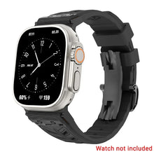 Load image into Gallery viewer, Fluoro rubber Folding Buckle Strap for Apple Watch Watch Band - 14 Colors
