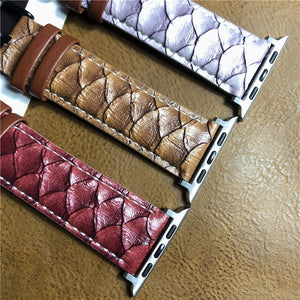 Leather Apple Watch Band - 8 Color Options 38mm - 49mm