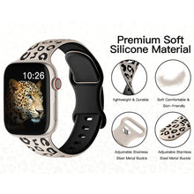 Load image into Gallery viewer, Engraved Two-Tone Silicone Band - 11 color options - 38mm-49mm
