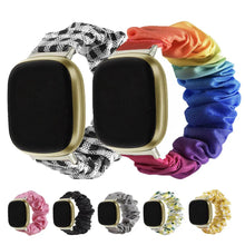 Load image into Gallery viewer, Scrunchie Fitbit Band For Versa 3 / 4 - Sense 1 / 2  (9 color options) Axios Bands
