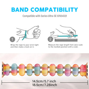 Resin Apple Watch Band - 7 Color Options 38mm - 49mm