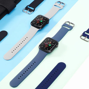 Silicone Apple Watch Bands - 20 color options 38mm - 49mm Axios Bands