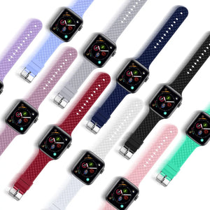 Silicone Apple Watch Bands - 9 color options 38mm - 49mm Axios Bands
