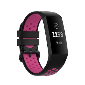 Silicone Fitbit Band For Charge 3 & 4 - 15 color options Axios Bands