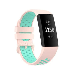 Silicone Fitbit Band For Charge 3 & 4 - 15 color options Axios Bands