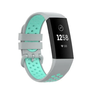 Silicone Fitbit Band For Charge 3 & 4 - 15 color options Axios Bands