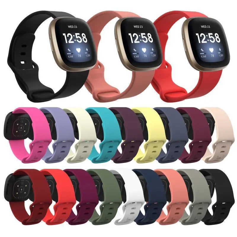 Silicone Fitbit Band For Versa 3 / 4 - Sense 1 / 2 – Axios Bands