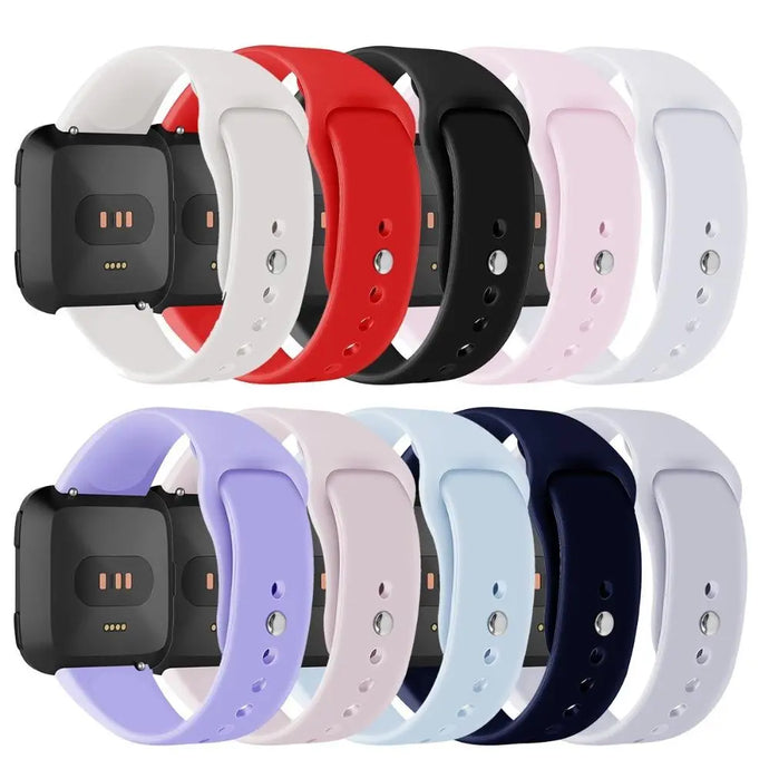 Silicone Fitbit Band For Versa, Versa 2, Versa Lite - 9 color options Axios Bands