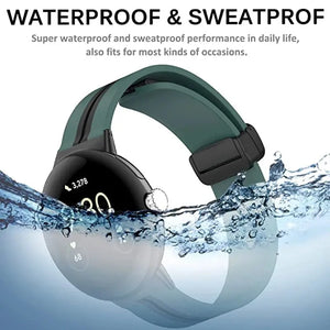 Silicone Magnetic Buckle Strap for Google Pixel Watch - 10 Colors Axios Bands