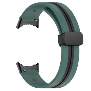 Silicone Magnetic Buckle Strap for Google Pixel Watch - 10 Colors Axios Bands