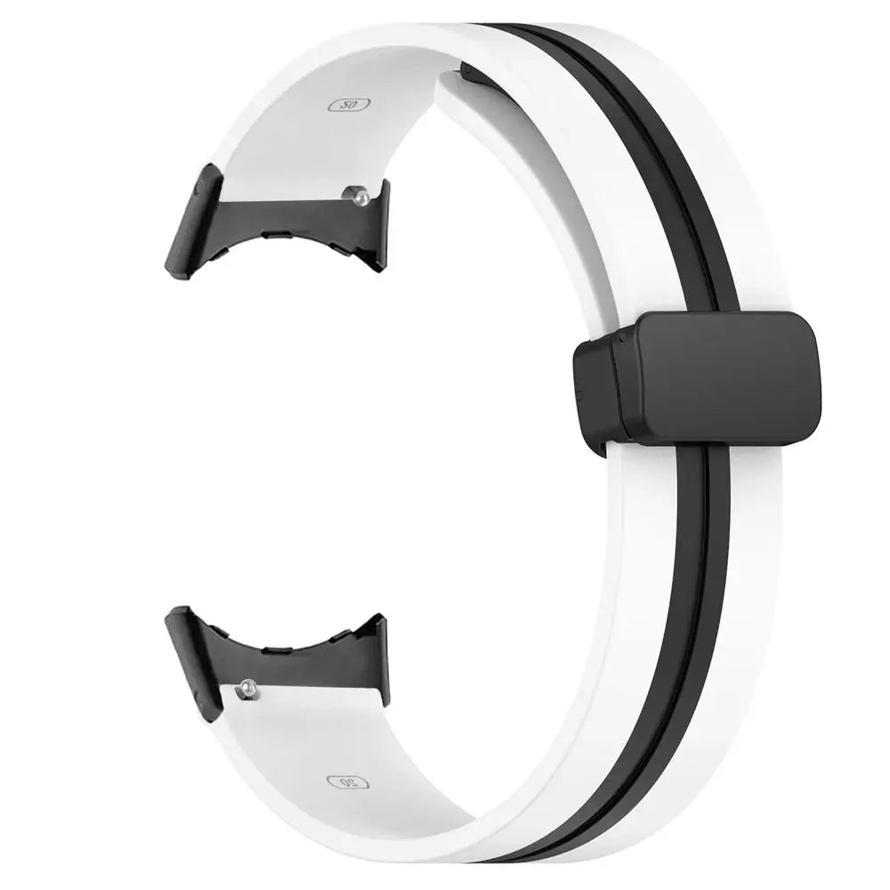 Silicone Magnetic Buckle Strap for Google Pixel Watch - 10 Colors Axios Bands
