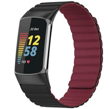 Load image into Gallery viewer, Silicone Magnetic Fitbit Band For Charge 5 - 8 color options Axios Bands
