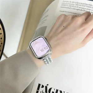 Sleek Metal Pearl Strap for Apple Watch Band - 4 Colors Axios Bands