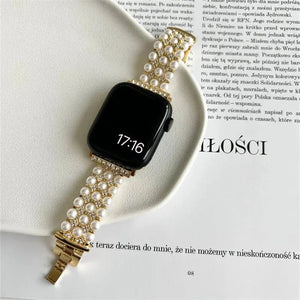 Sleek Metal Pearl Strap for Apple Watch Band - 4 Colors Axios Bands