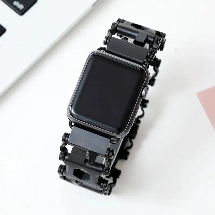 Sleek Stainless Steel Metal Strap for Apple Watch Band Axios Bands