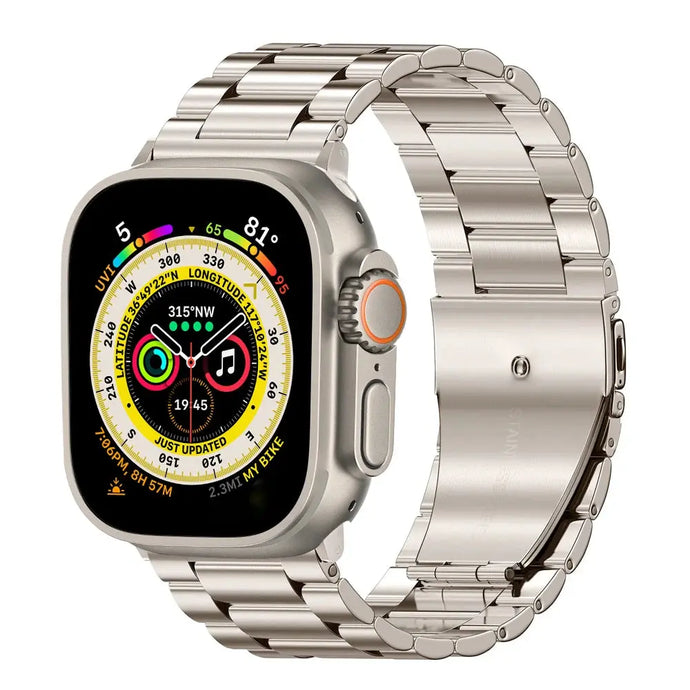 Sleek and Durable Premium Stainless Steel Strap for Apple Watch Band 38mm to 45mm - 10 colors Axios Bands