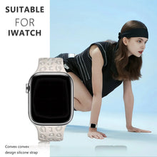 Load image into Gallery viewer, Slim Leopard Engraved Strap for Apple Watch Band - 19 Colors Axios Bands
