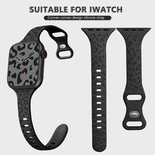Load image into Gallery viewer, Slim Leopard Engraved Strap for Apple Watch Band - 19 Colors Axios Bands
