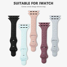 Load image into Gallery viewer, Slim Leopard Engraved Strap for Apple Watch Band - 19 Colors Axios Bands
