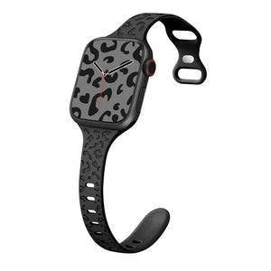 Slim Leopard Engraved Strap for Apple Watch Band - 19 Colors Axios Bands