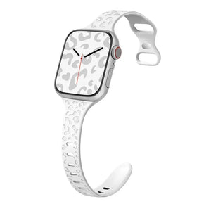 Slim Leopard Engraved Strap for Apple Watch Band - 19 Colors Axios Bands