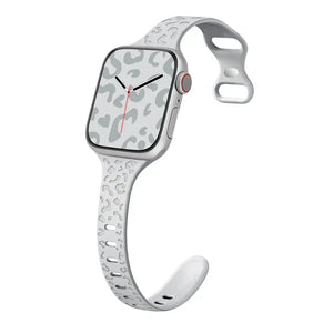 Slim Leopard Engraved Strap for Apple Watch Band - 19 Colors Axios Bands