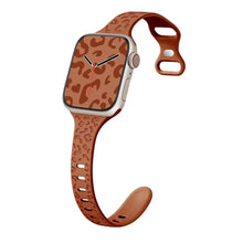 Load image into Gallery viewer, Slim Leopard Engraved Strap for Apple Watch Band - 19 Colors Axios Bands
