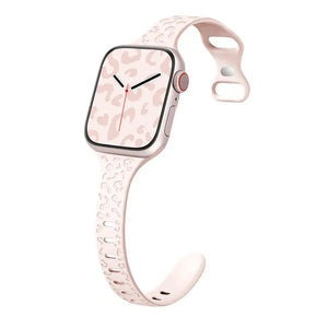 Slim Leopard Engraved Strap for Apple Watch Band - 19 Colors Axios Bands