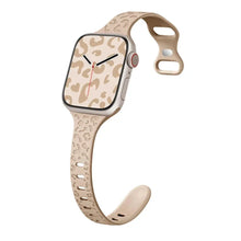 Load image into Gallery viewer, Slim Leopard Engraved Strap for Apple Watch Band - 19 Colors Axios Bands
