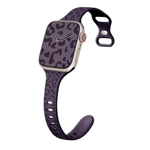 Slim Leopard Engraved Strap for Apple Watch Band - 19 Colors Axios Bands