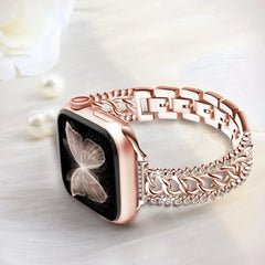 Sparkling Rhinestone Chain Strap for Apple Watch Band - 5 Colors - 