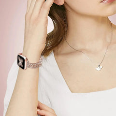Sparkling Rhinestone Chain Strap for Apple Watch Band - 5 Colors - 