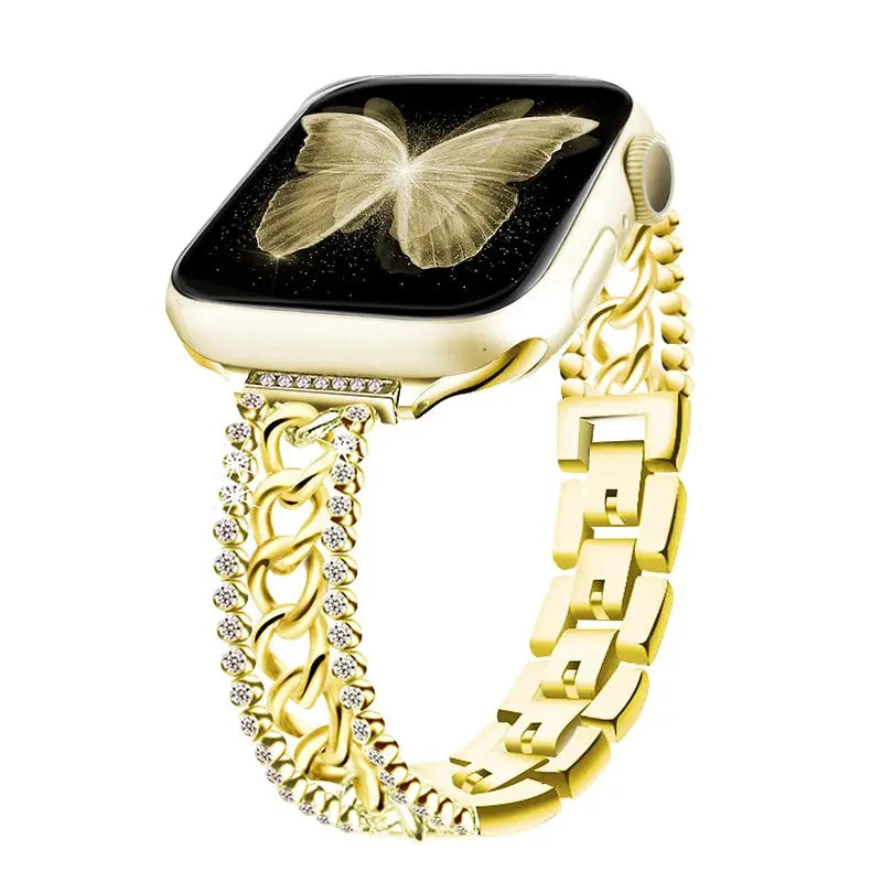 Sparkling Rhinestone Chain Strap for Apple Watch Band - 5 Colors Axios Bands