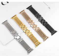 Stainless Steel Metal Apple Watch Bands - 4 color options 38mm - 49mm - 