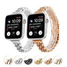 Load image into Gallery viewer, Stainless Steel Metal Apple Watch Bands - 6 color options 38mm - 49mm Axios Bands
