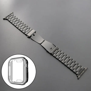 Stainless Steel Metal Apple Watch Bands + CASE - 15 color options 38mm - 45mm Axios Bands