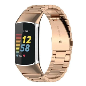 Stainless Steel Metal Fitbit Band For Charge 5 - 8 color options Axios Bands