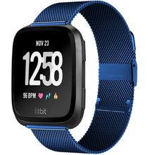 Load image into Gallery viewer, Stainless Steel Metal Fitbit Band For Versa, Versa 2, Versa Lite - 7 color options Axios Bands
