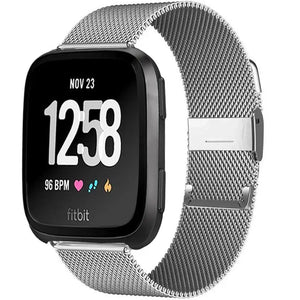 Stainless Steel Metal Fitbit Band For Versa, Versa 2, Versa Lite - 7 color options Axios Bands