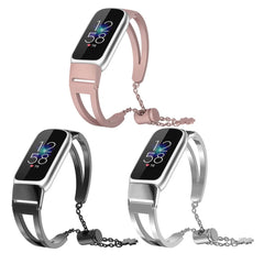 Stainless Steel Metal Fitbit Luxe Band - 3 color options - 