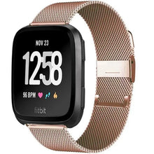 Load image into Gallery viewer, Stainless Steel Metal For Fitbit For Versa, Versa 2, Versa Lite - 7 color options Axios Bands
