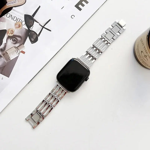 Stylish Lady Metal Bracelet for Apple Watch Band - 5 Colors - 