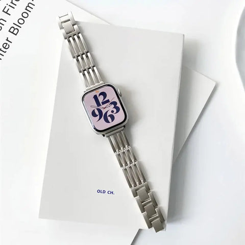Stylish Lady Metal Bracelet for Apple Watch Band - 5 Colors - 