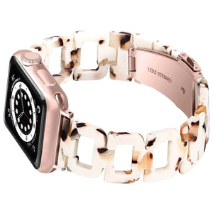 Stylish Transparent Resin Strap for Apple Watch Band - 9 Colors Axios Bands