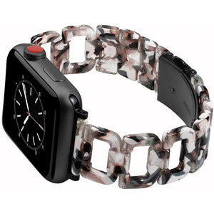 Stylish Transparent Resin Strap for Apple Watch Band - 9 Colors Axios Bands