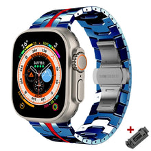 Load image into Gallery viewer, Titanium Steel Metal Apple Watch Bands - 14 color options 42mm - 49mm Axios Bands
