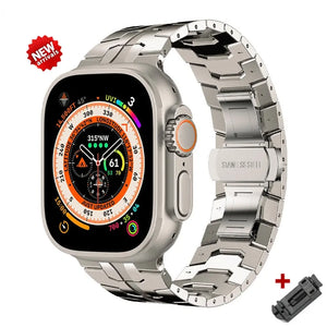 Titanium Steel Metal Apple Watch Bands - 14 color options 42mm - 49mm Axios Bands