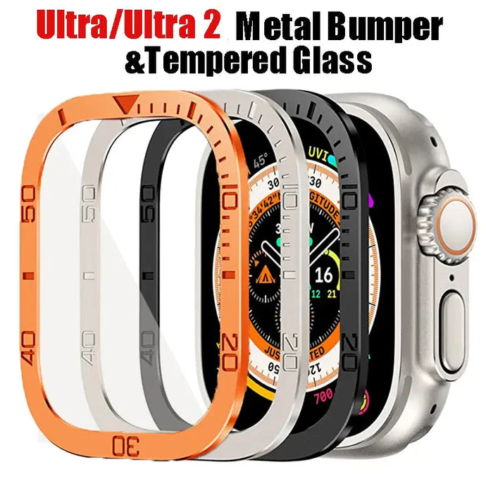 Screen Protector For Apple Watch Ultra/Ultra 2 - 4 Color Options - 49mm Axios Bands